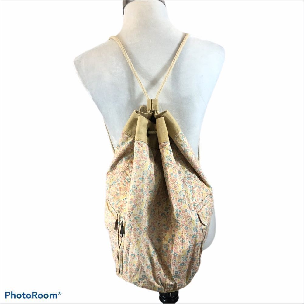 Mossimo Floral Canvas‎ Backpack or Shoulder Bag